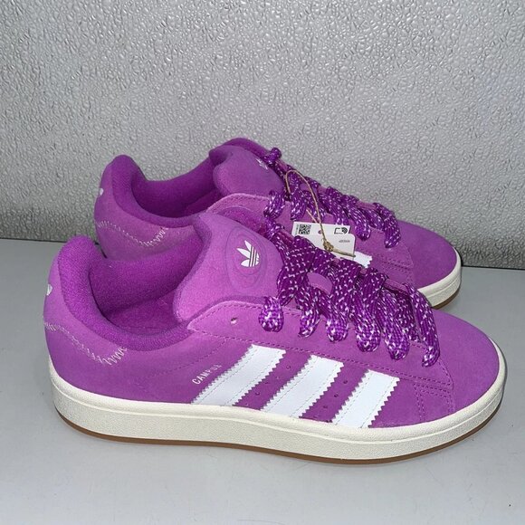 NEW ADIDAS CAMPUS 00s Purple Burst Sneakers Women’s 8 - Picture 4 of 10